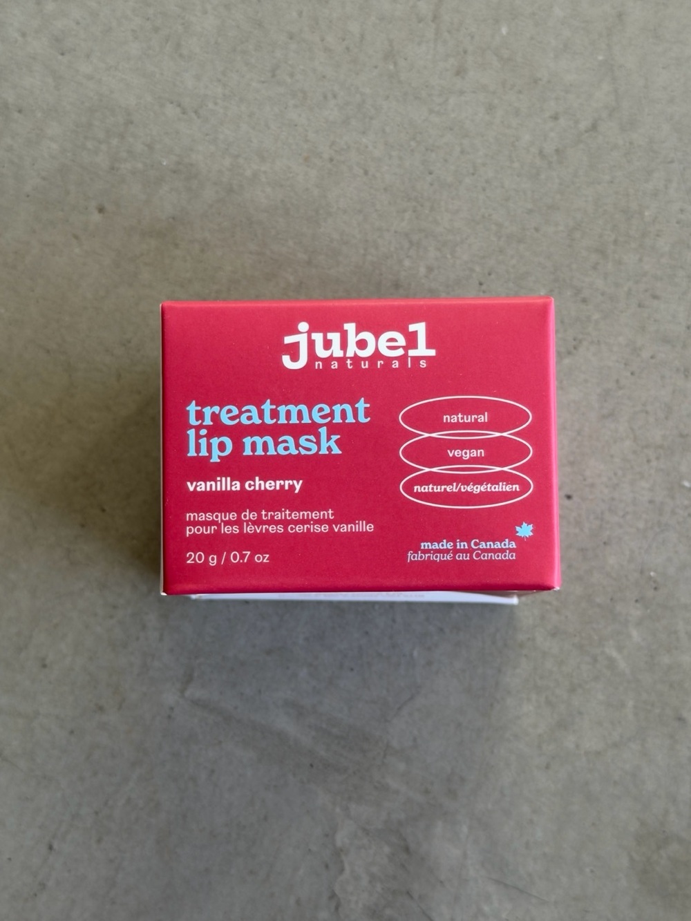 Jubel Naturals / Vanilla Cherry Treatment Lip Mask / 20g - Picture 8 of 9